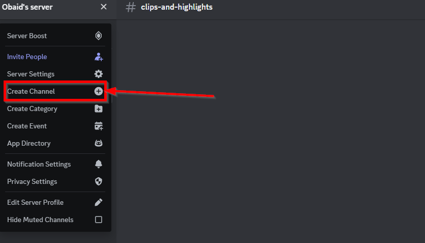 Create Channel name for automatic discord tweets embeds 