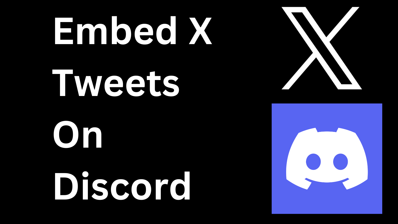 How to embed X Tweets on Discord